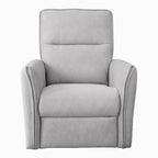 Asheville Grey Suede Recliner Chair