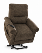 Ashley 1790212 brown power lift recliner on white background