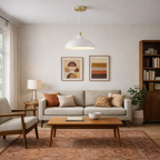 Astral Single Light White Pendant Lamp