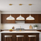 Astral Single Light White Pendant Lamp