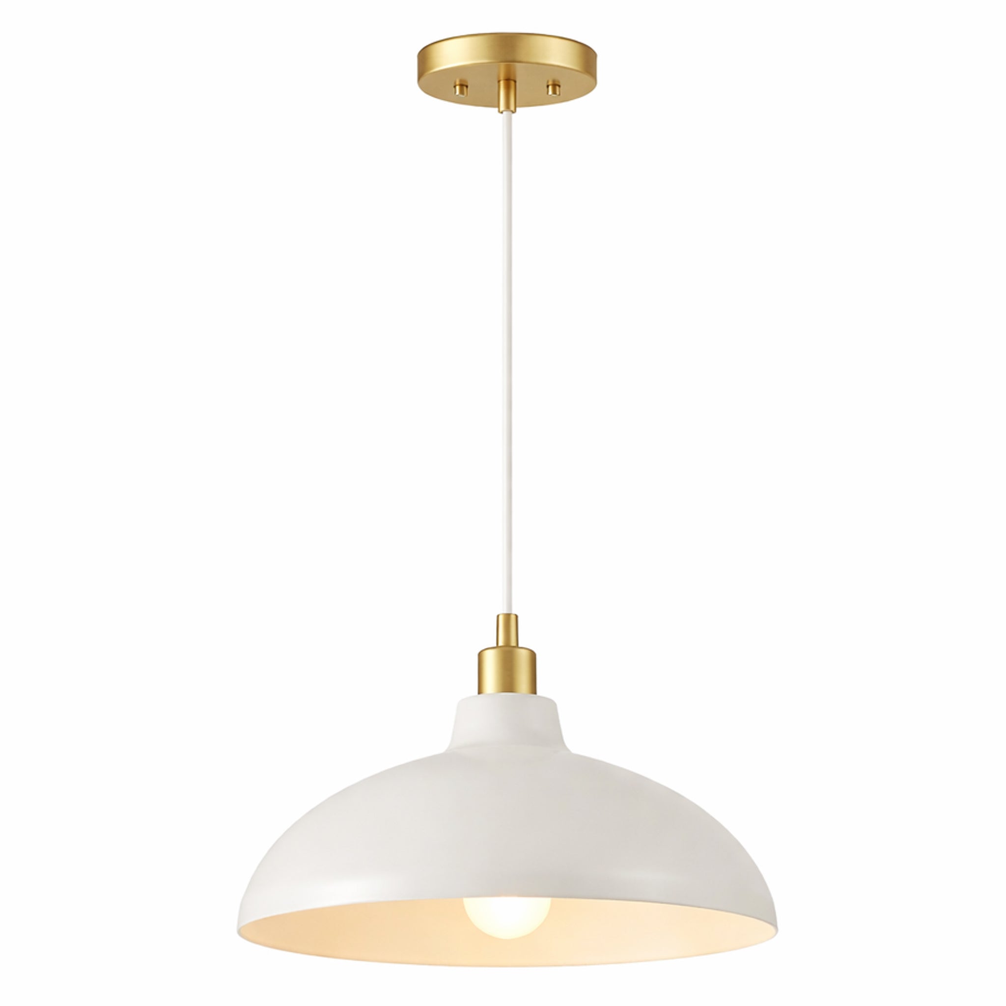 Astral Single Light White Pendant Lamp