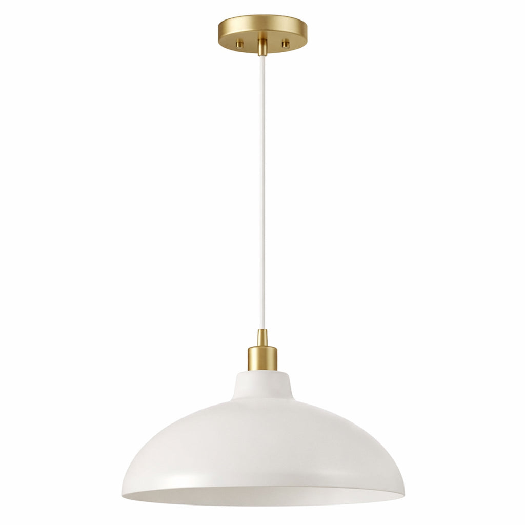 Astral Single Light White Pendant Lamp