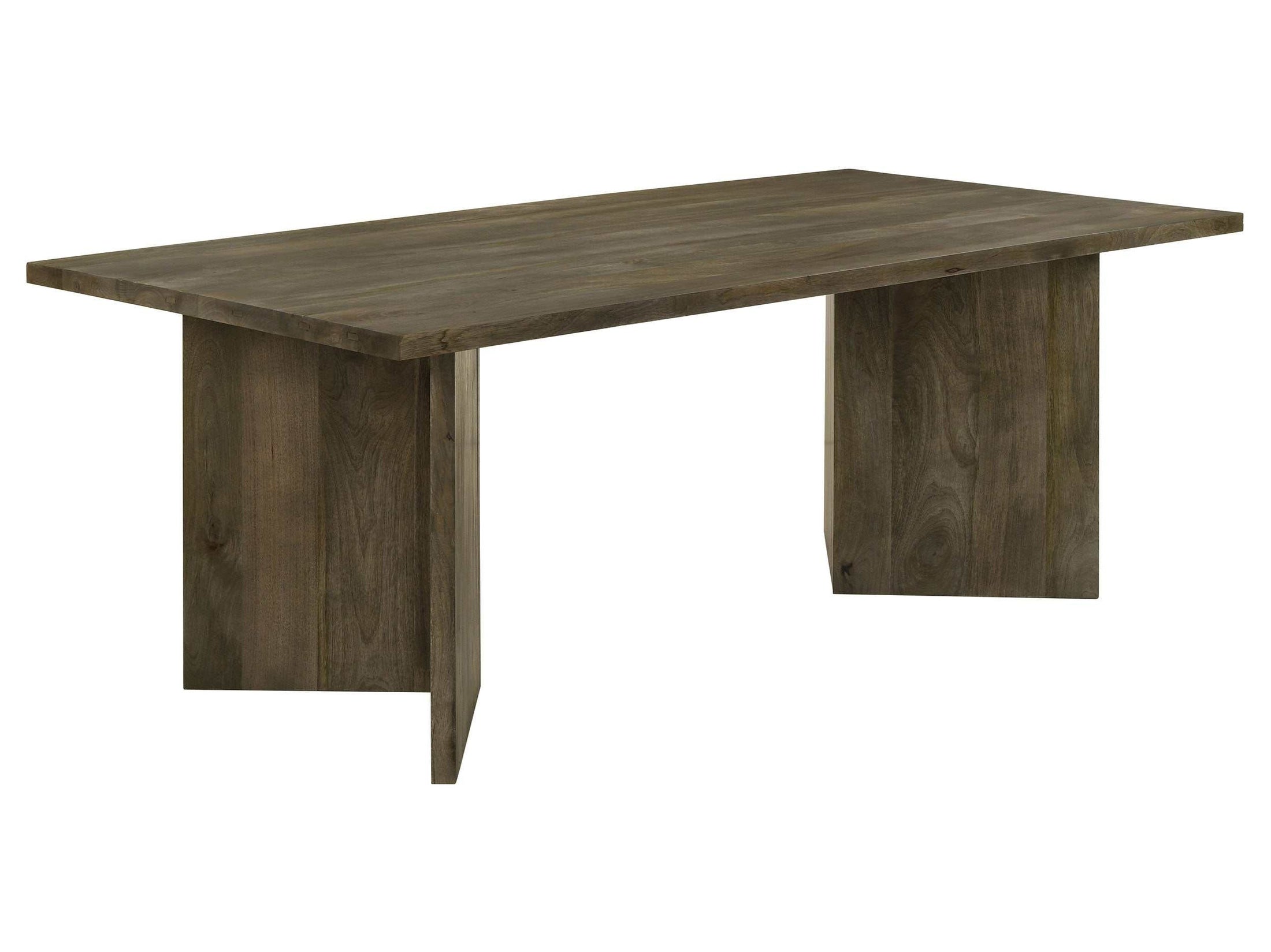 Tyler 80-inch Solid Wood Dining Table Mango Brown