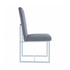 Mackinnon Upholstered Dining Side Chair Grey (Set of 2)