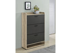 Denia 3-tier Engineered Wood Shoe Cabinet White