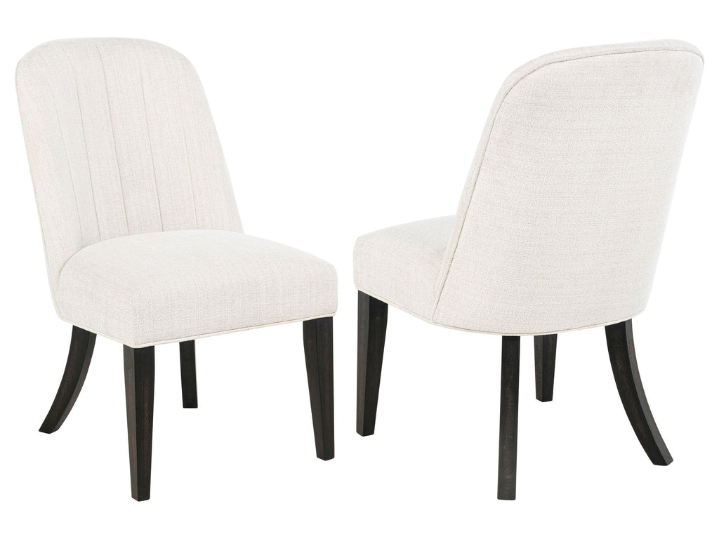 Leandro Upholstered Dining Side Chair Cream (Set of 2)