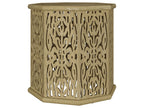 Torres Octagonal Solid Mango Wood Side Table Natural Brown
