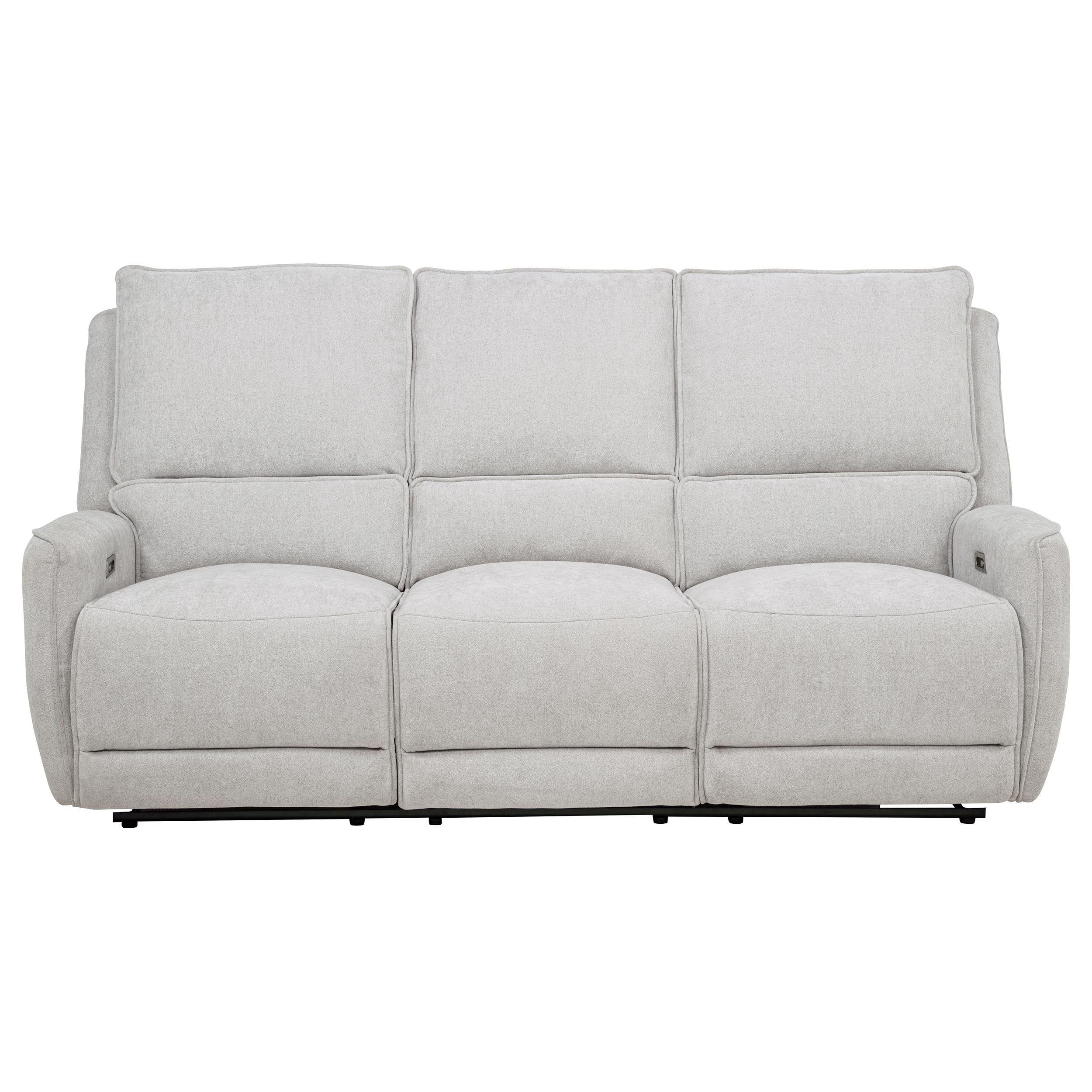 Sylmar 2-piece Chenille Power Reclining Sofa Set Dove Grey