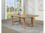 Middleton 76-inch Extension Leaf Dining Table Natural Brown