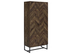 Carolyn 2-door Engineered Wood Accent Cabinet Rustic Oak