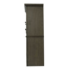 Hartshill 66-inch 5-drawer Credenza with Hutch Burnished Oak