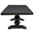 Phelps 7-piece Rectangular Dining Table Set Distressed Noir