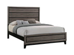 Watson Wood Eastern King Panel Bed Grey Oak