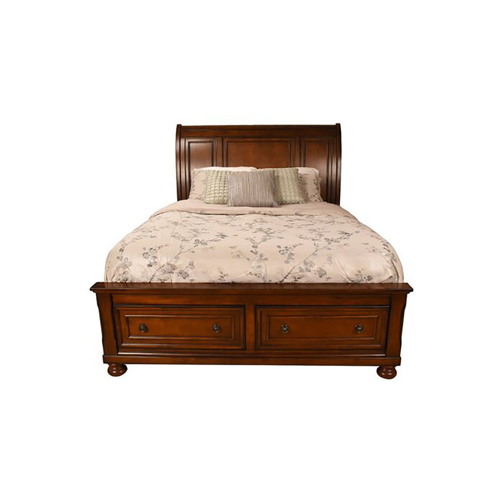 Galaxy Home Baltimore Queen Bed in Dark Walnut