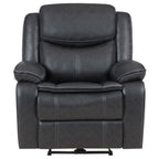Sycamore Upholstered Power Recliner Chair Dark Brown