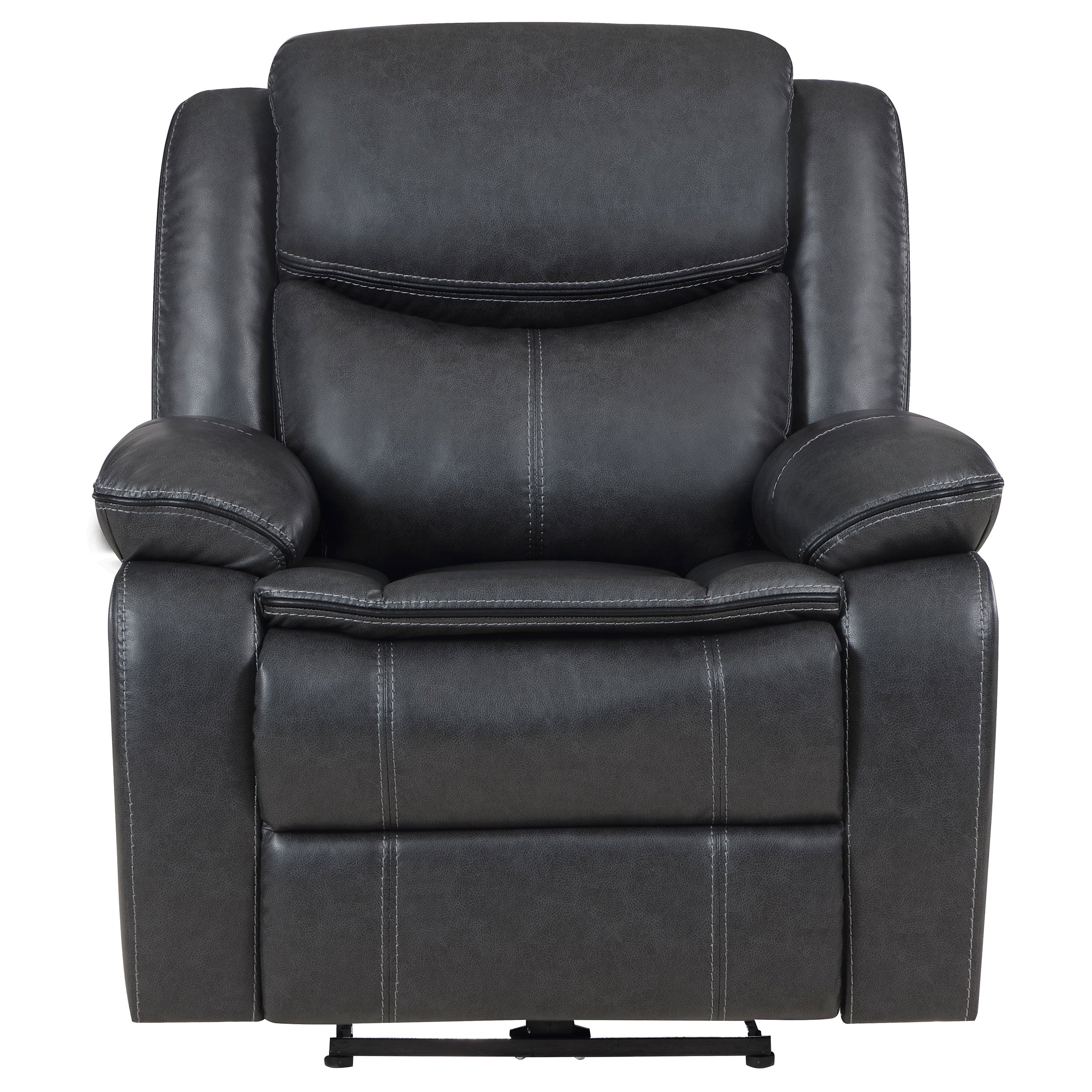 Sycamore Upholstered Power Recliner Chair Dark Brown