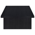 Max Rectangular Engineered Laminate Coffee Table Black