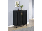 Brixton 2-door Entryway Shoe Storage Cabinets Black