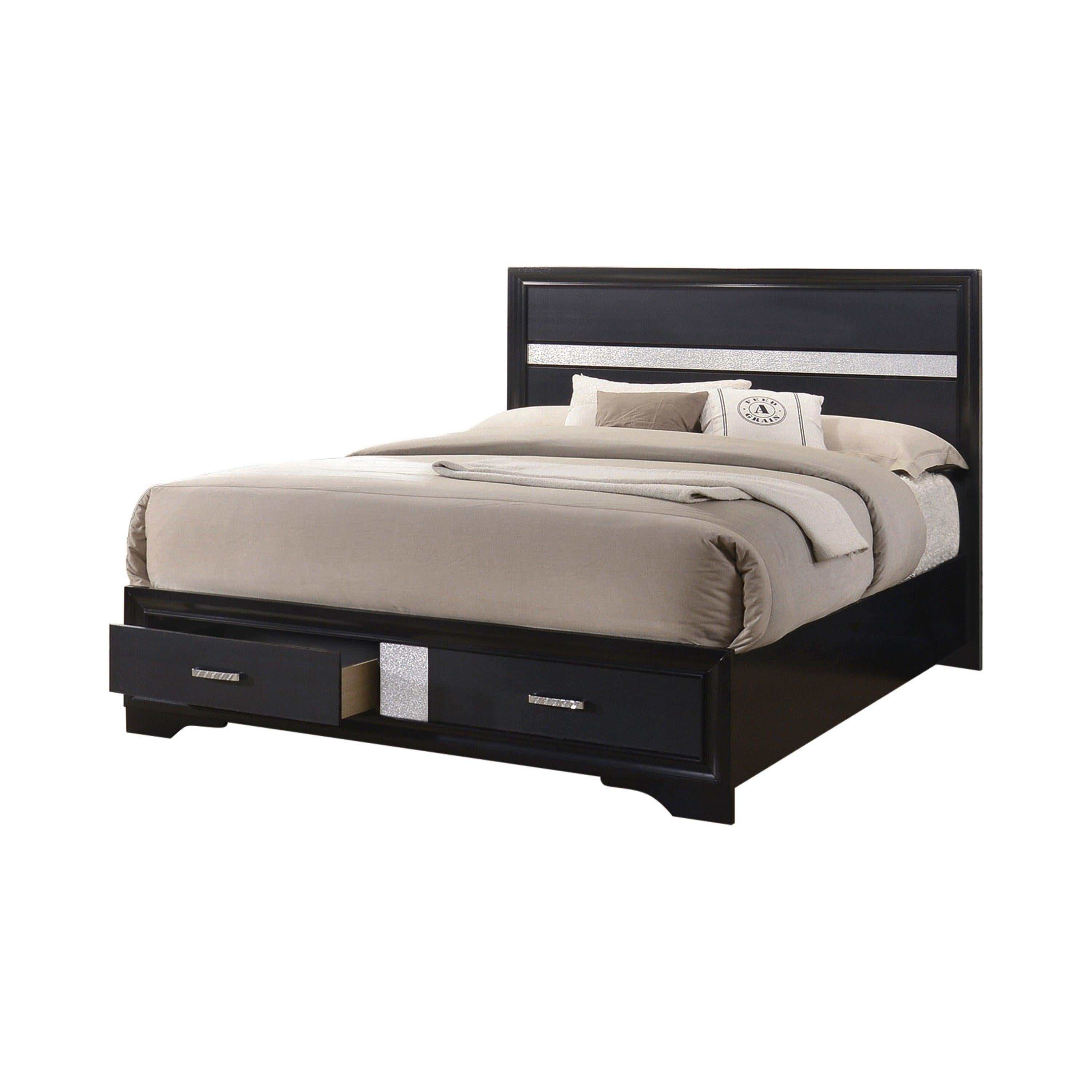 Miranda 5-piece California King Bedroom Set Black