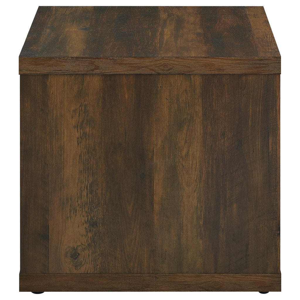 Frisco Square Engineered Wood Coffee Table Dark Pine