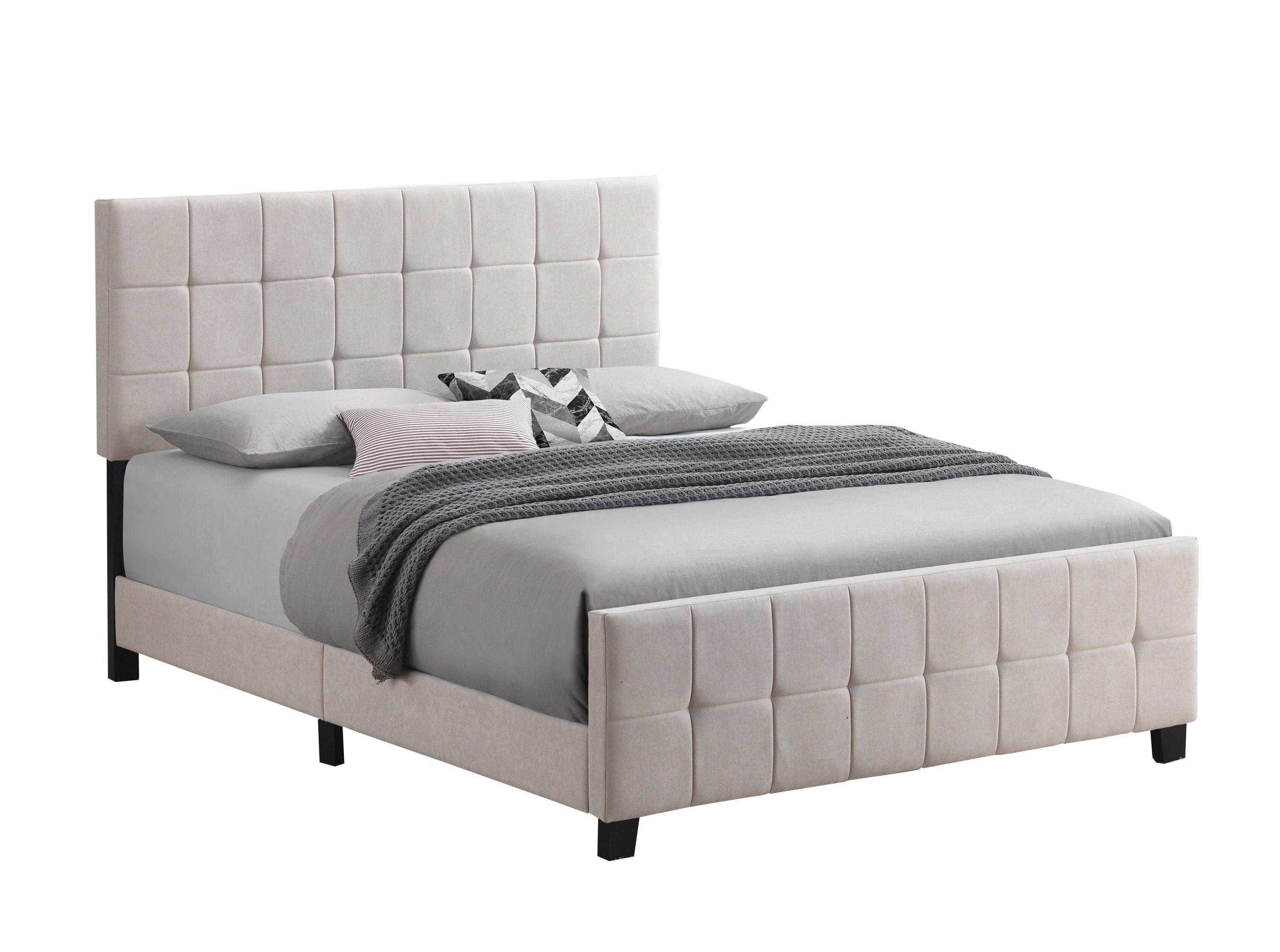 Fairfield Upholstered Eastern King Panel Bed Beige