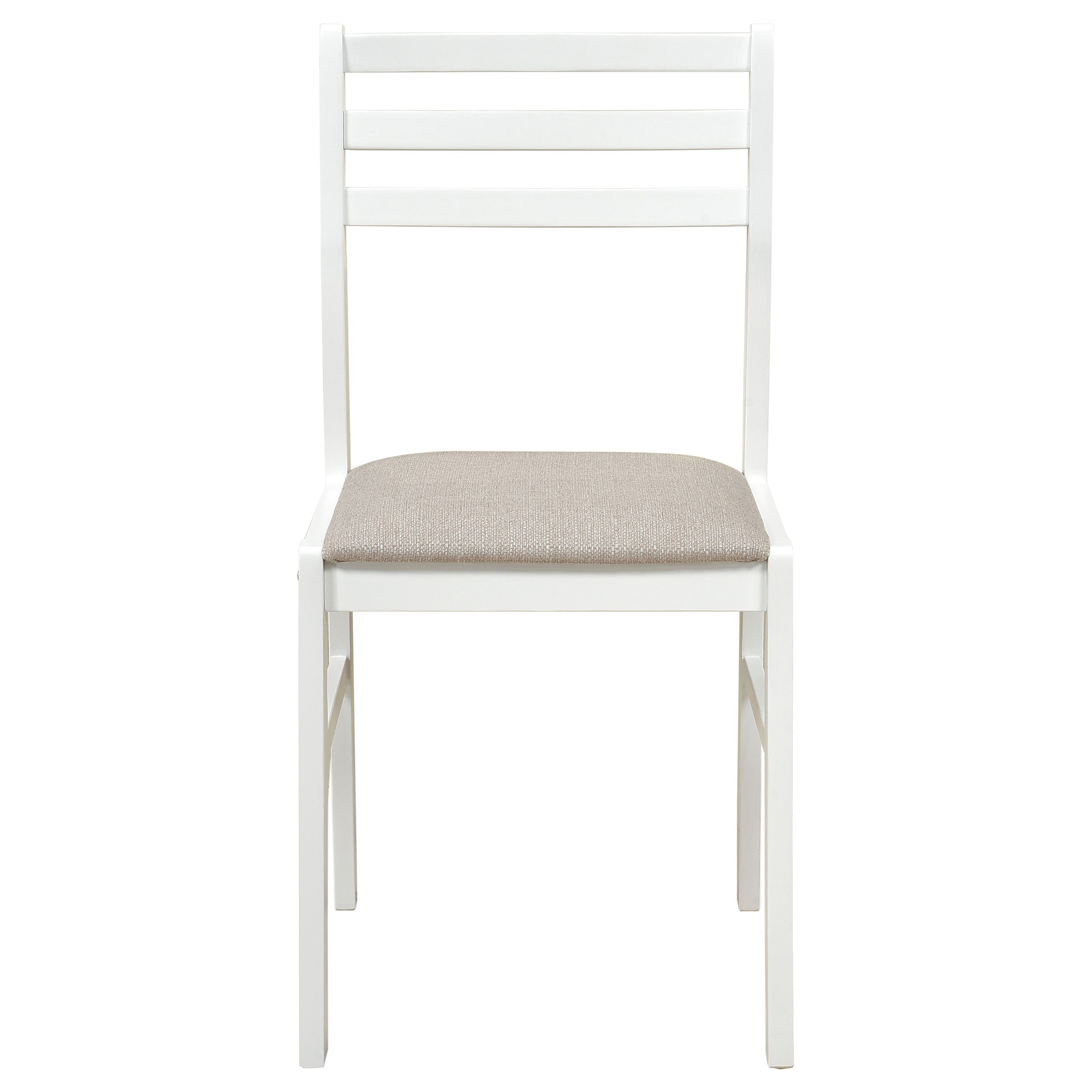 Bucknell 3-piece Round Drop Leaf Dining Table Set White