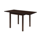 Kelso 3-piece Drop Leaf Dining Table Set Cappuccino and Tan