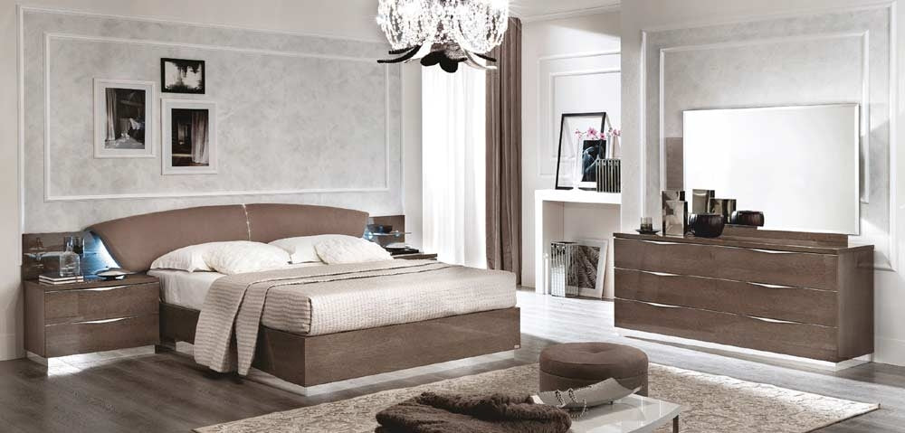 ESF Furniture - Platinum 3 Piece King Bedroom Set Drop Silver Birch - PLATINUMBEDKS-3SET