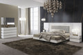 ESF Furniture - Marina 6 Piece King Bedroom Set in White  - MARINABEDKS-WH-6SET