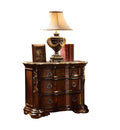 Galaxy Home Bella Nightstand in Dark Walnut