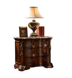 Galaxy Home Bella Nightstand in Dark Walnut