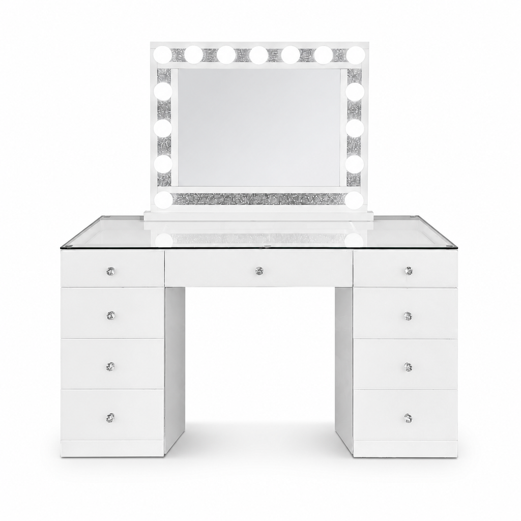 Biri Vanity with Lighted Mirror