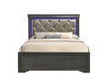 Galaxy Home Brooklyn King Bed in Gray