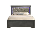 Galaxy Home Brooklyn King Bed in Gray