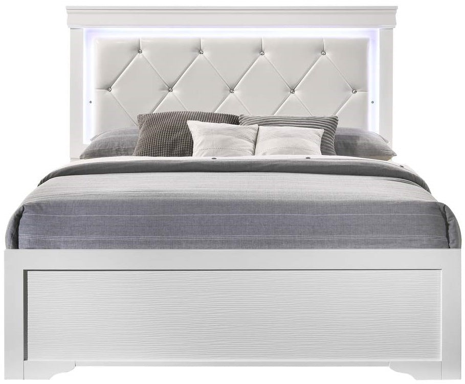 Galaxy Home Brooklyn Twin Bed in White