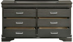 Galaxy Home Brooklyn Dresser in Gray
