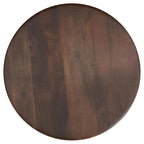 Dale Round Solid Mango Wood Coffee Table Brown