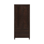 Wadeline 2-door Tall Accent Storage Cabinet Rustic Tobacco