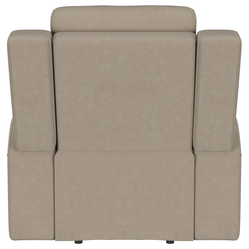 Brentwood Upholstered Recliner Chair Taupe