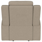 Brentwood Upholstered Recliner Chair Taupe
