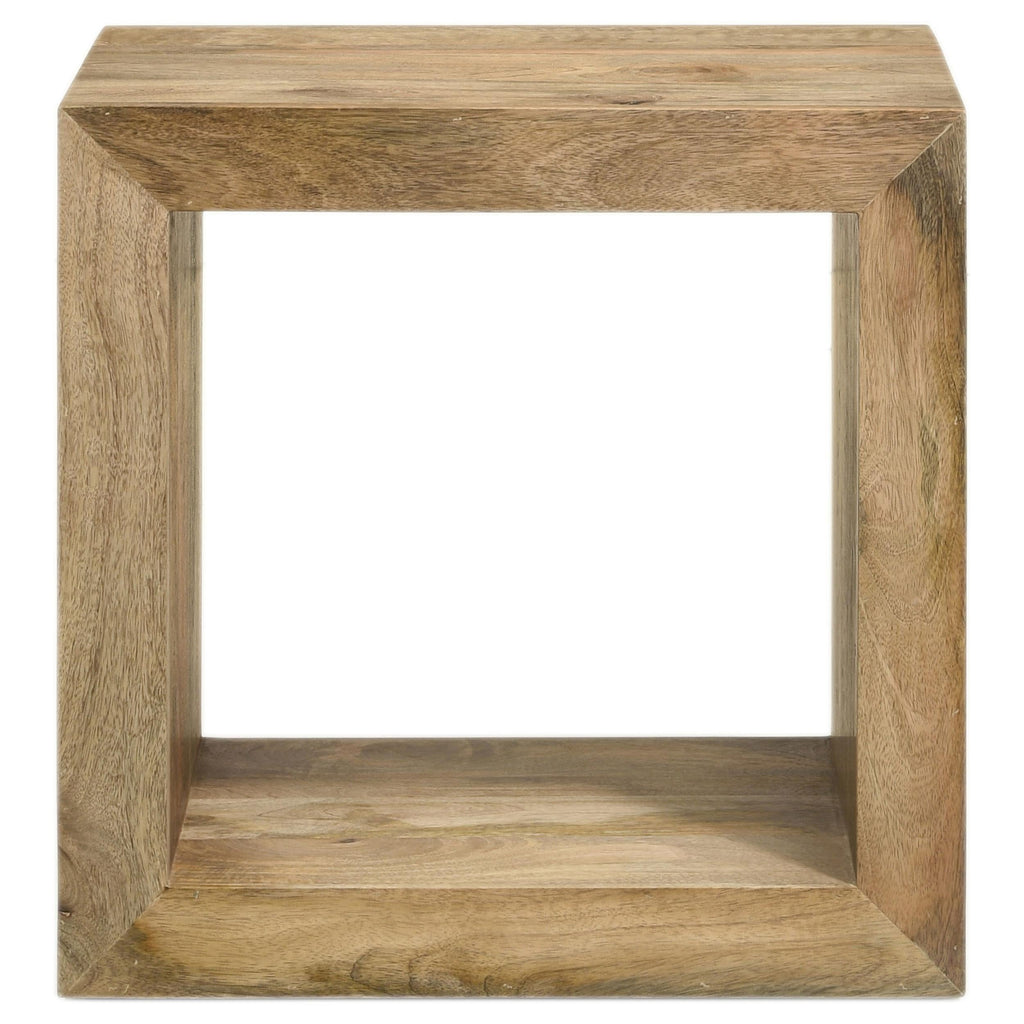 Benton Rectangular Solid Wood Coffee Table Natural