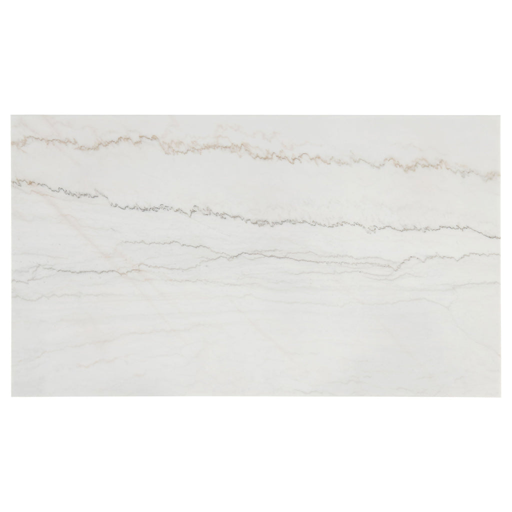 Averill 72-inch Rectangular White Marble Top Dining Table Coffee Bean