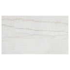 Averill 72-inch Rectangular White Marble Top Dining Table Coffee Bean