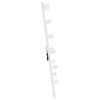 Zayan 32 x 71 Inch Floor Mirror LED Lighting Black Gloss
