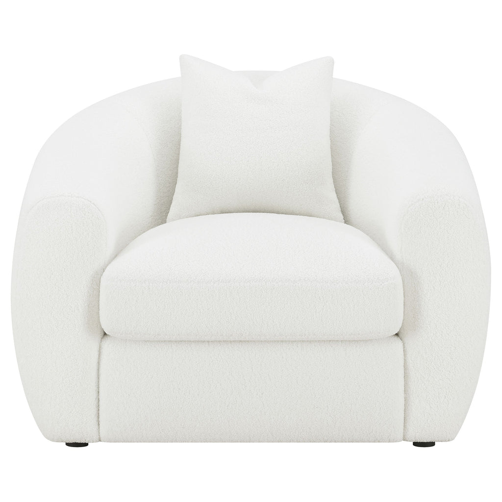 Isabella Fabric Upholstered Accent Chair Sand