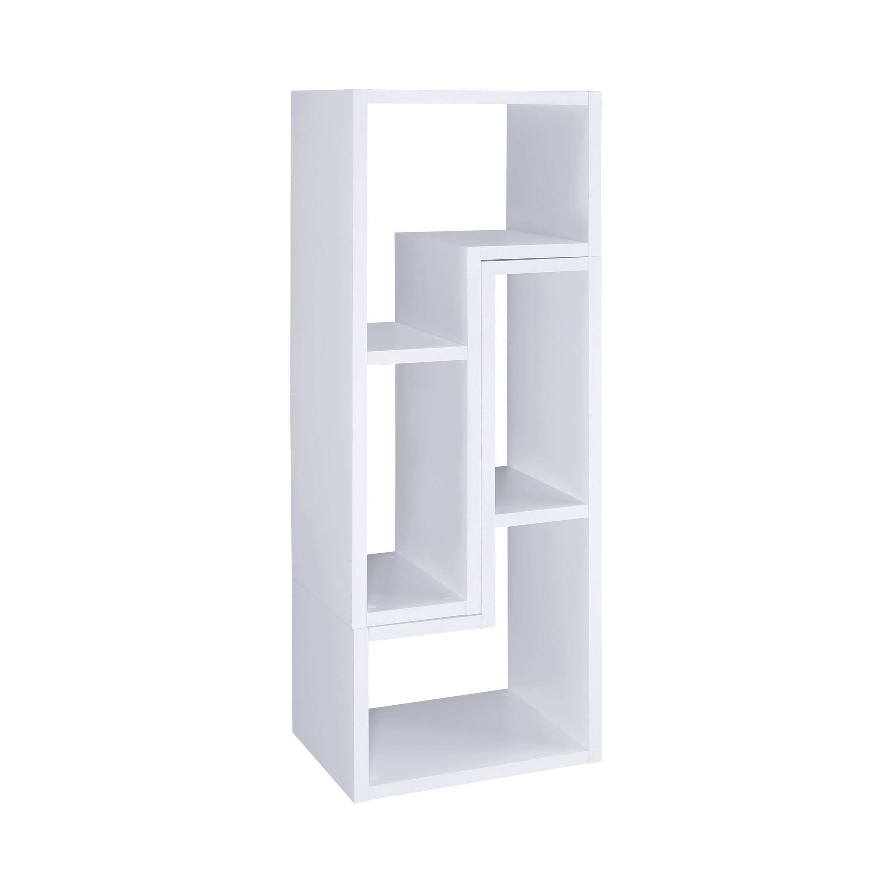Velma Multipurpose TV Stand and Bookshelf White