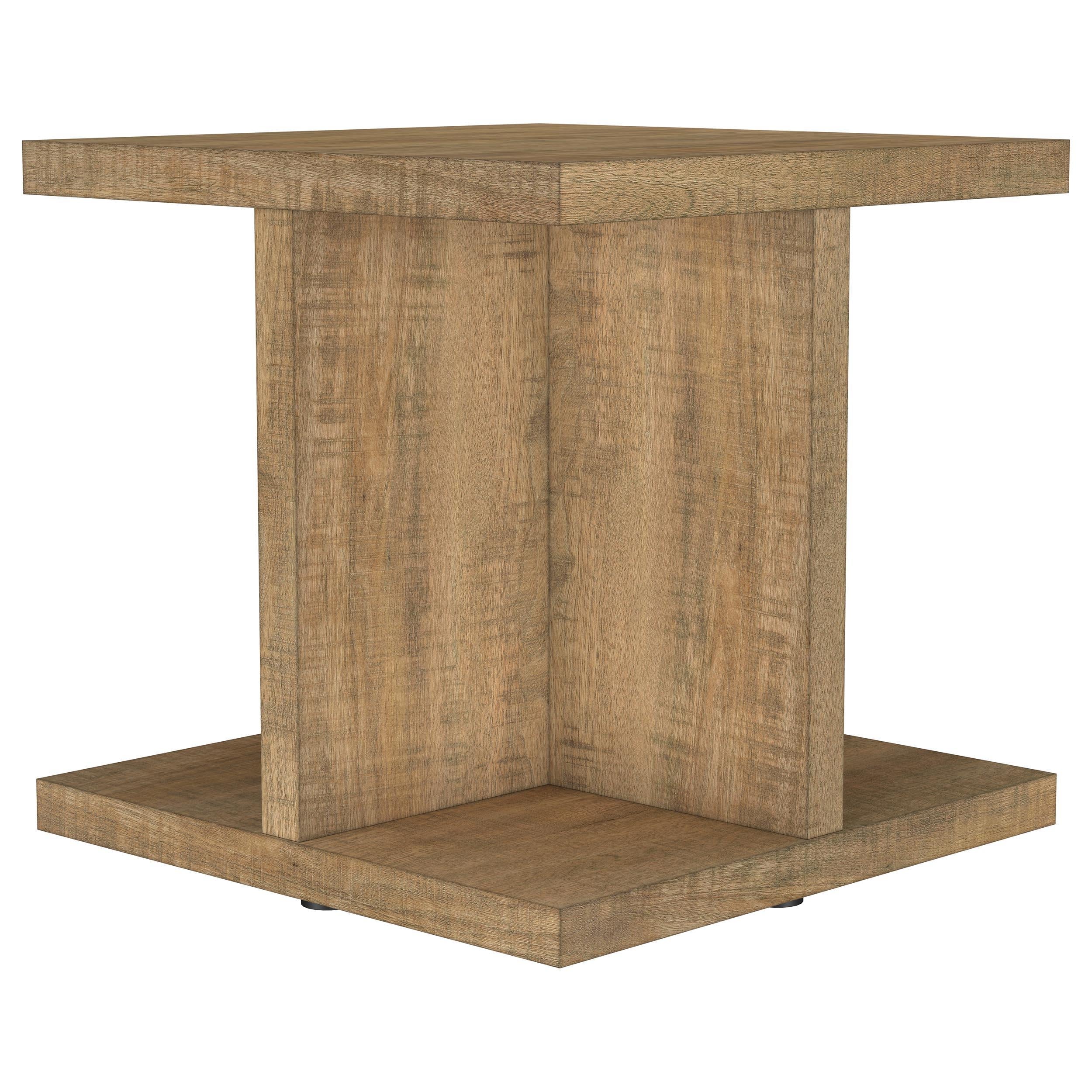 Cortona Square Engineered Wood Cocktail Coffee Table Mango