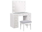 Regina Makeup Vanity Table Set with Lighting White