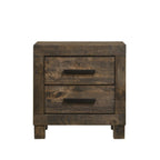 Woodmont 4-piece Queen Bedroom Set Rustic Golden Brown