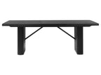 Catherine Rectangular 84-inch Wood Dining Table Black